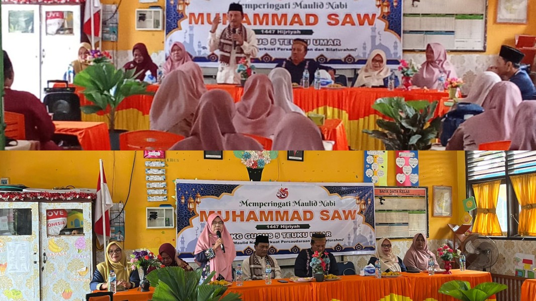 KKG Gugus 5 Teungku Umar Peringati Maulid Nabi Muhammad SAW dengan Tema 