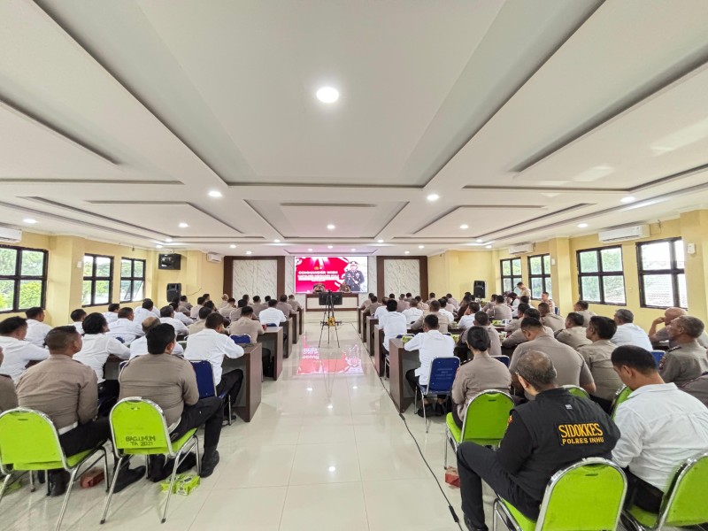 Kapolres Inhu Tegas Tidak Toleransi Personel Terlibat Narkoba, Usung Tagline 