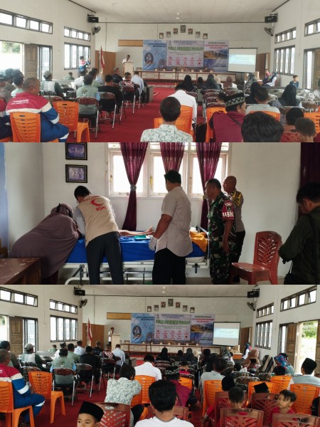 PT TGI Gelar Sosialisasi Sistem Pengamanan Objek Vital Nasional dan Kesehatan Masyarakat di Titian Resak