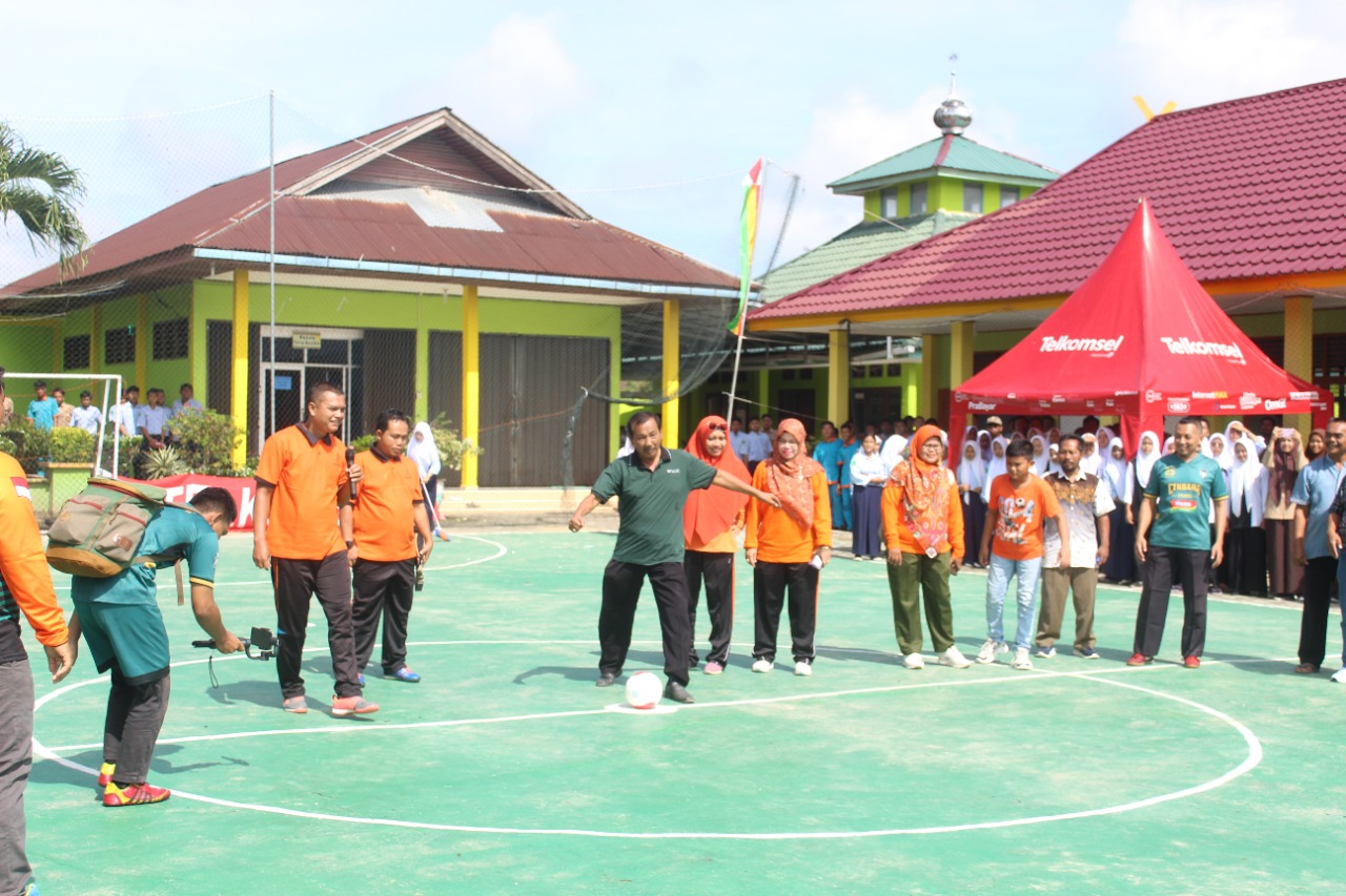 Sebanyak 56 Team Ikuti Turnamen Futsal, HUT SMKN 1 Seberida Ke 18