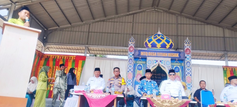 MTQ Tingkat Desa Titian Resak II Resmi Dibuka, Jadi Ajang Persiapan Tuan Rumah MTQ Kabupaten