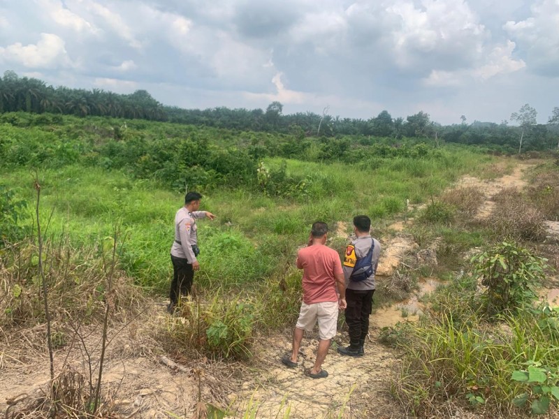 Ketahanan Pangan Jadi Prioritas, Polsek Batang Gansal Tinjau Rencana Penanaman Jagung