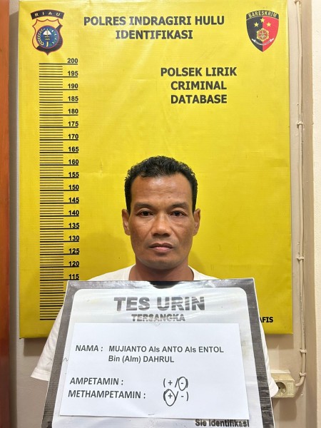 Lima Tahun Buron, Pelaku Penggelapan Diringkus Polsek Lirik, Ternyata Positif Nyabu