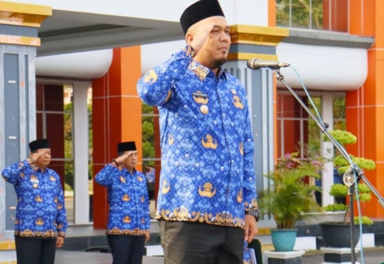 Pemkab Inhu Gelar Upacara Hari Kesadaran Nasional, Bupati, Dorong ASN Lebih Disiplin dan Dukung Bank Daerah