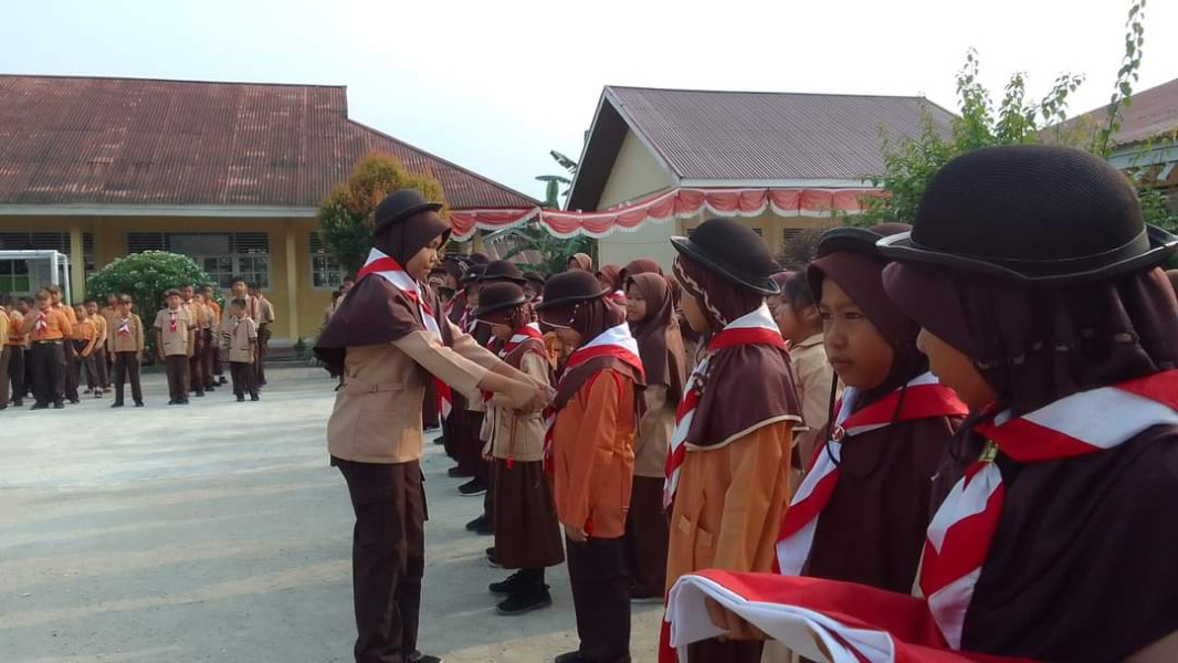 Setiap Selasa Seluruh Gudep di Kwarran Seberida, Rutin Melaksanakan Kegiatan Pramuka