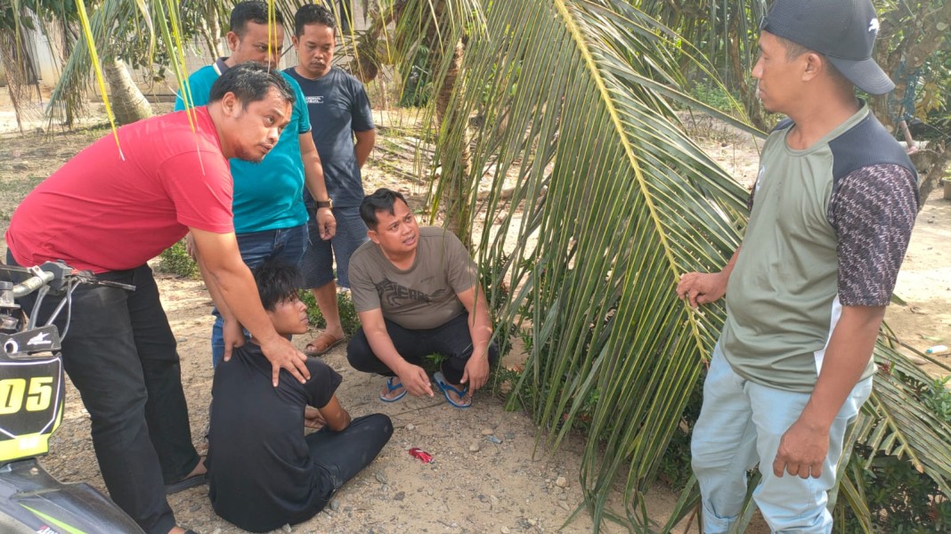 Polsek Batang Gansal Tangkap Pria Diduga Edarkan Sabu di Desa Usul