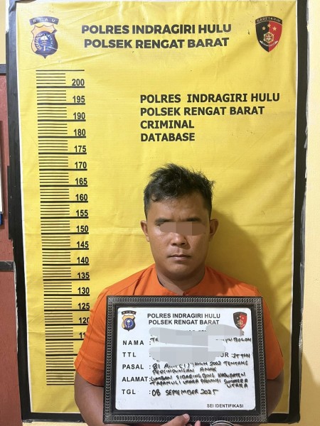 Perbuatan Tak Senonoh Buruh Harian Lepas Terungkap, Polsek Rengat Barat Ringkus Pelaku