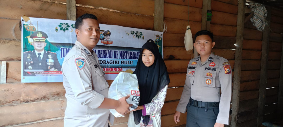 Selain Jumat Curhat Polsek Seberida Juga Laksanakan Giat  Jubah Emas