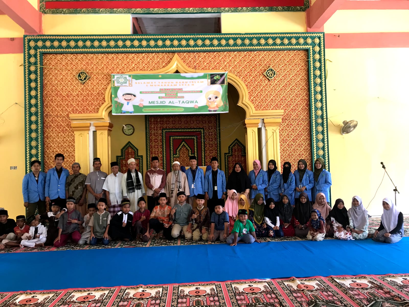 Sambut Tahun Baru Islam, Mahasiswa KKN UIN SUSKA, Taja Berbagai Lomba