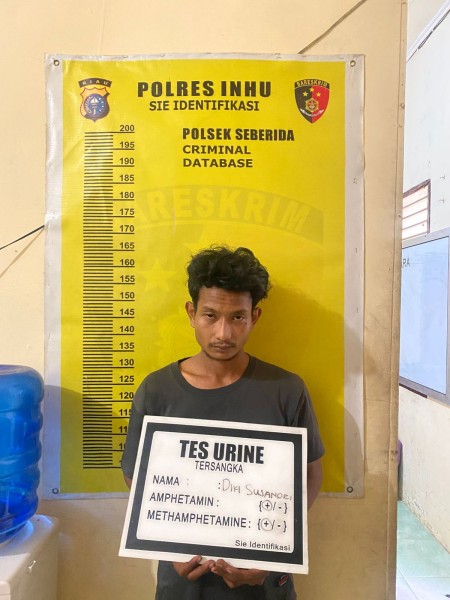 Polsek Seberida Ungkap Kasus Narkotika, Amankan Pria dan Barang Bukti 50,4 Gram Sabu