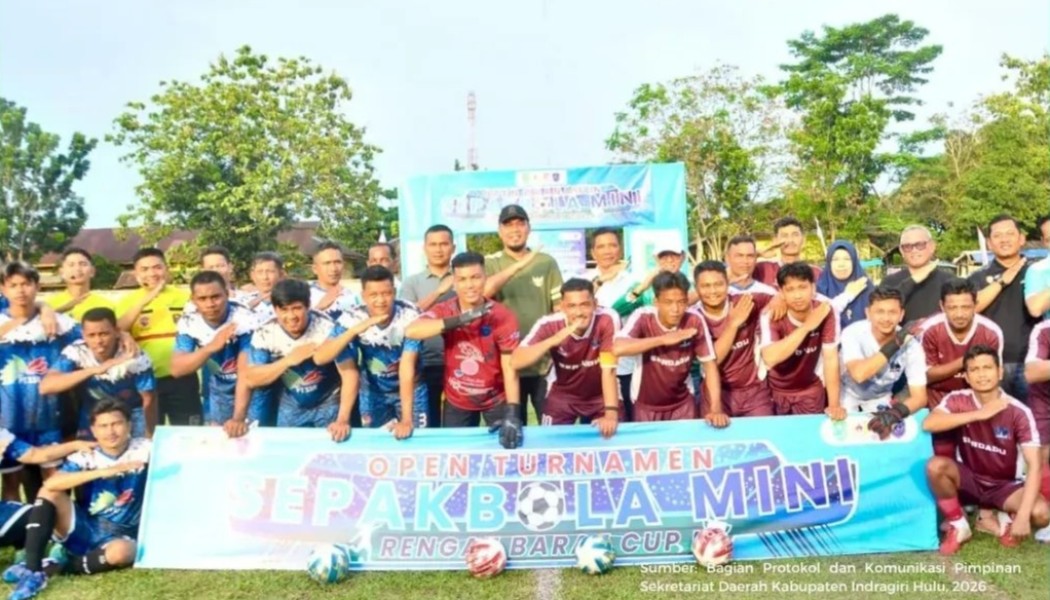 Dibuka Bupati Inhu. Open Turnamen Sepak Bola Mini Digelar