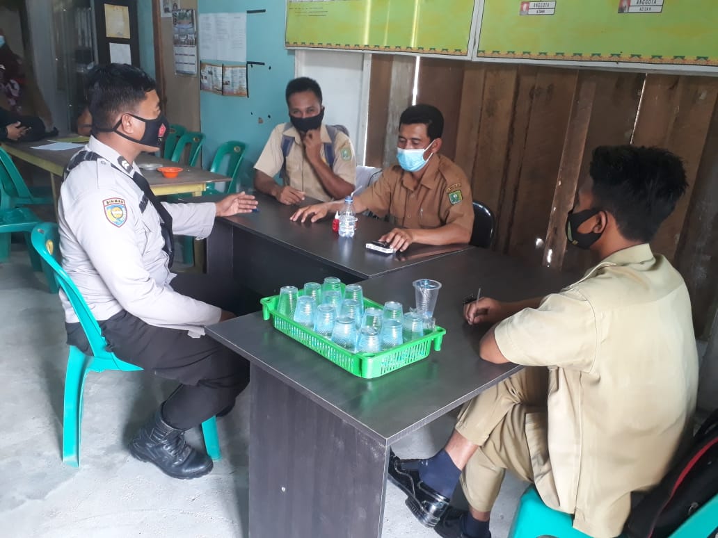 Bina Waspada, Tokoh Teluk Sungkai Didatangi Polsek Kuala Cenaku