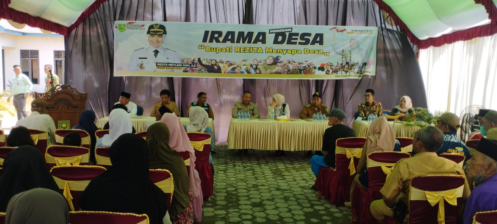 Hadirkan Layanan Program Irama Desa, Bupati Rezita Kembali Menyapa Masyarakat Kecamatan Seberida