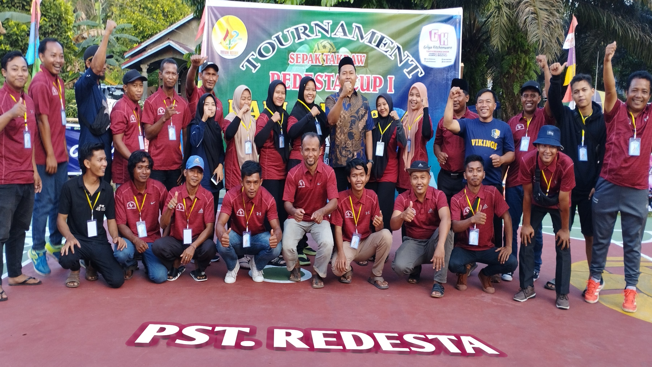 Kades Titian Resak, Buka Resmi Turnamen Takraw, 42 Tim Ikut Berlaga