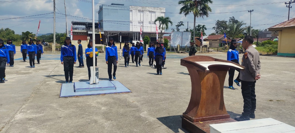 Cek Pelatihan Paskibra, Ini Kata Kapolsek Batang Gansal