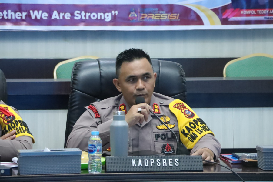 Kapolres Inhu Ingatkan PJU dan Kapolsek Jaga Netralitas