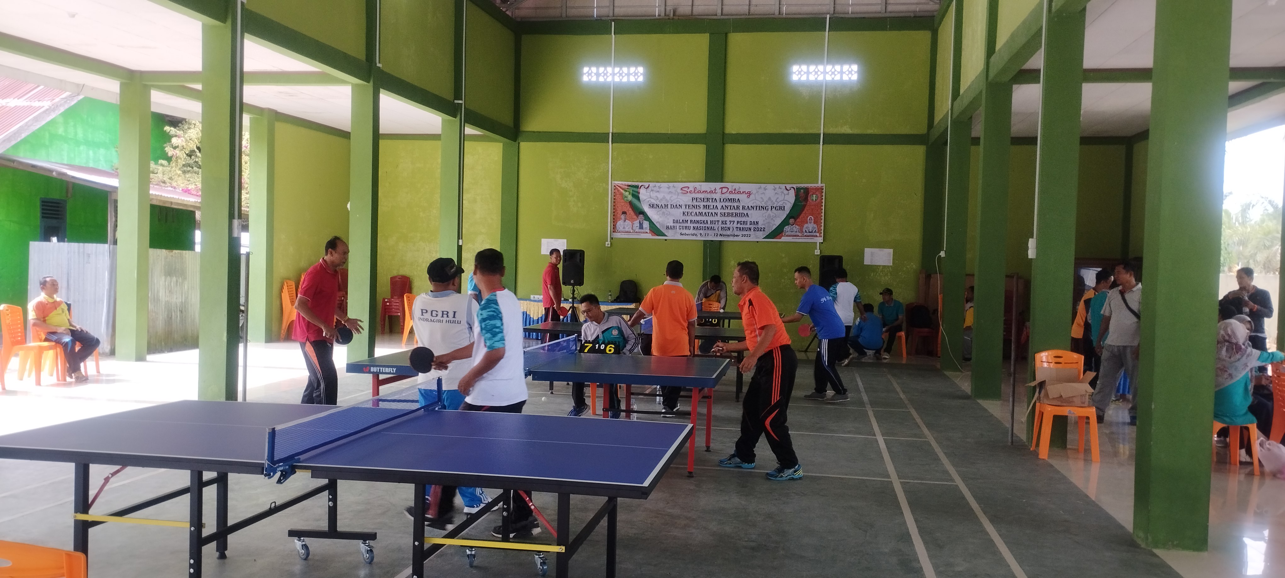 Pertandingan Tenis Meja Sukses Digelar, Ketua PC PGRI Kecamatan Seberida Ucapkan Ini