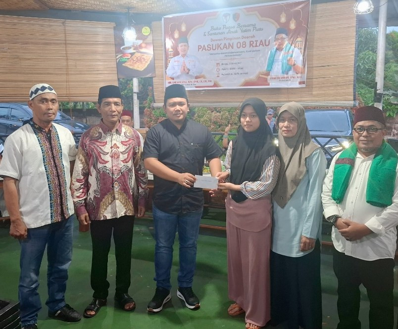 DPD Pasukan 08 Riau Gelar Bukber dan Santunan Anak Yatim