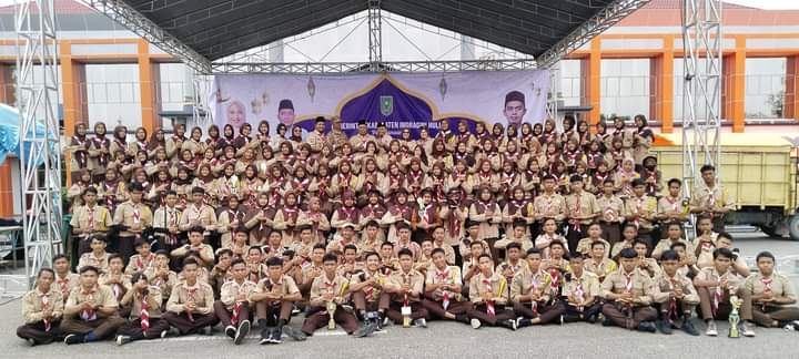 Kwartir Ranting Batang Cenaku Juara Umum Perkemahan Akbar Se-Inhu.
