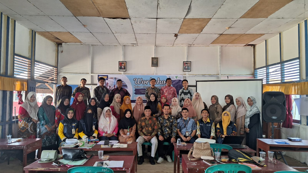 Disdik Inhil Bersama Tim PELITA Gelar Workshop KLIK (Kelas Literasi Kreatif)