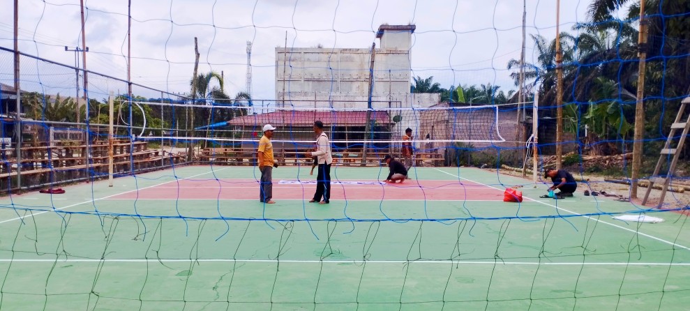 Pemuda Dusun Tualang Gelar Tualang Cup I, Turnamen Voli Semi Open dengan Hadiah Total Rp26,7 Juta