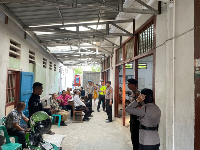 Minggu Kasih Polres Inhu di Gereja HKBP Rengat, Pendeta Nyatakan Siap Jaga Kamtibmas