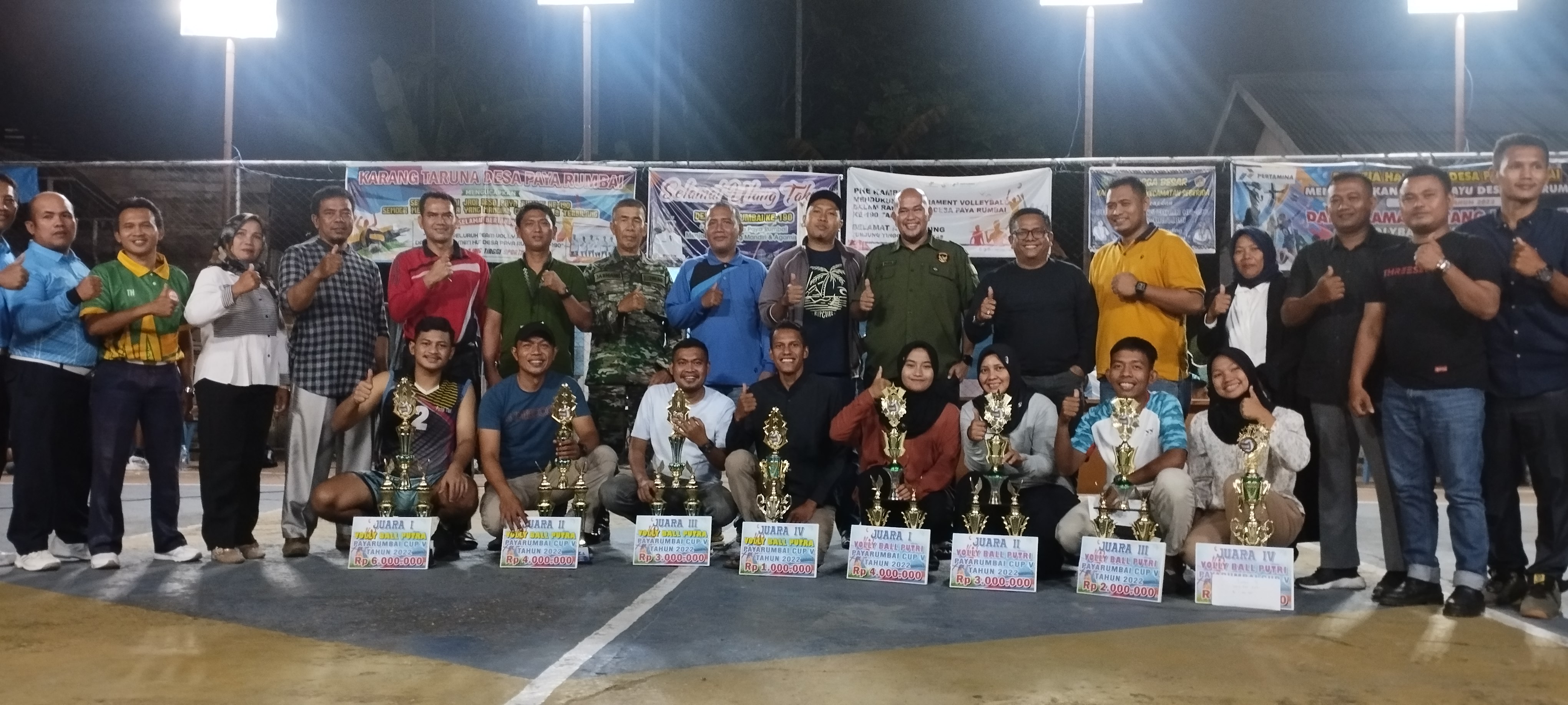 Tim Putri Puska Parum Juara, di Final Sukses Kalahkan Seminai 3 - 0