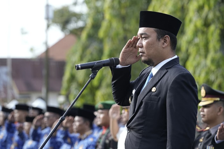 Bupati Inhu Pimpin Upacara Peringatan Hari Bersejarah Rengat Berdarah 5 Januari