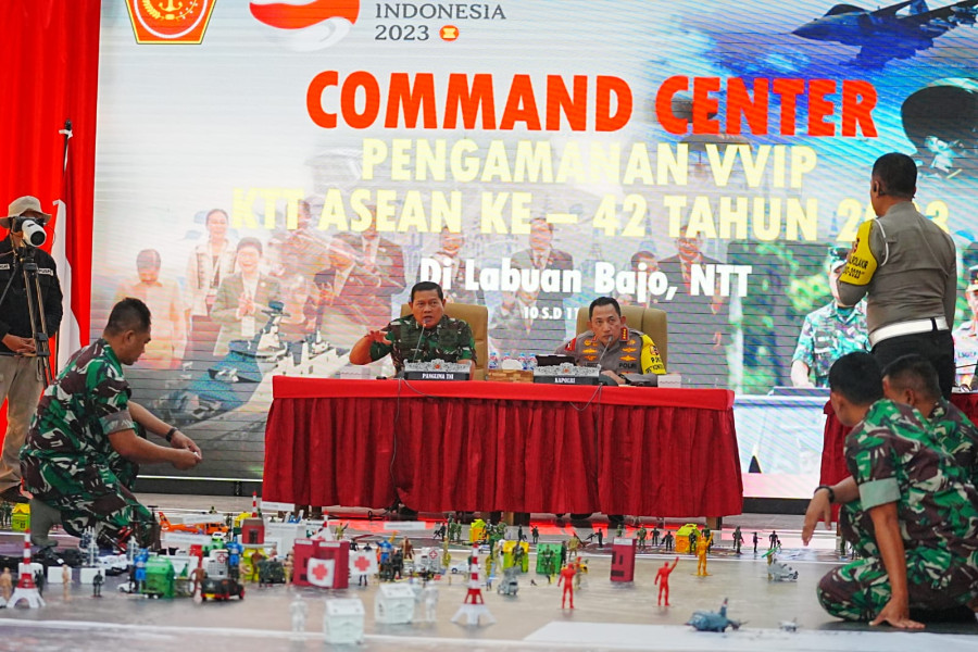 Kapolri dan Panglima Sepakat Sinergitas TNI-Polri Kunci Sukses Keamanan KTT ASEAN