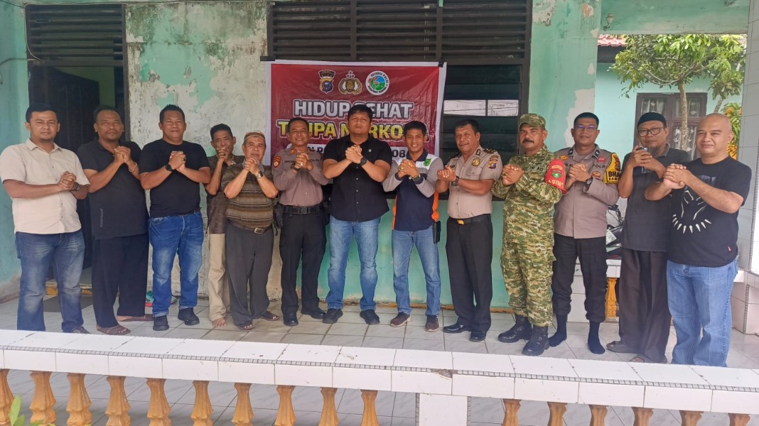 Polres Inhu Gandeng Warga Kambesko Perangi Narkoba, Pokja Kampung Bersinar Resmi Dibentuk