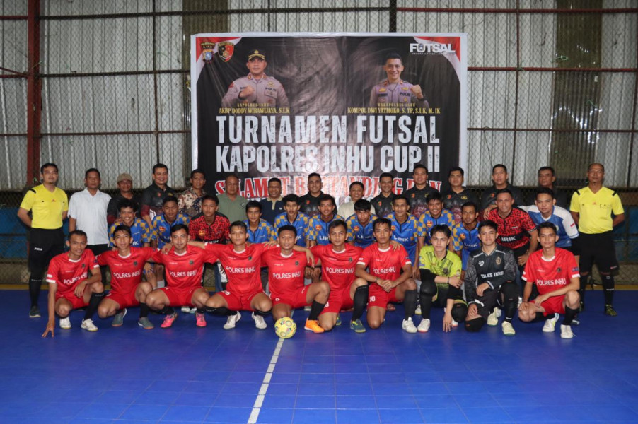 Hari Bhayangkara ke-77, Turnamen Futsal Kapolres Inhu Cup Dimulai
