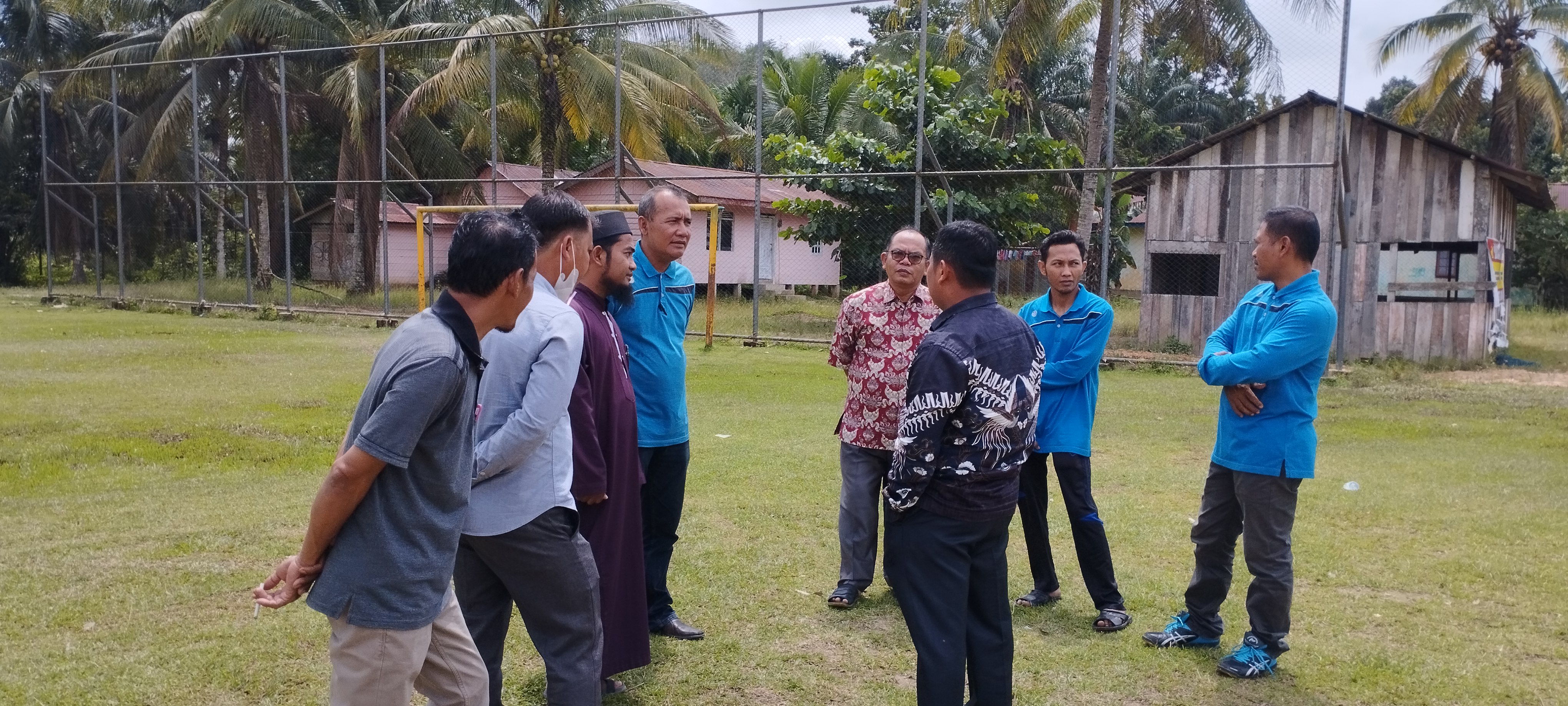 Kepala KUA Seberida Kunjungi Desa Kelesa Terkait Persiapan Tuan Rumah MTQ