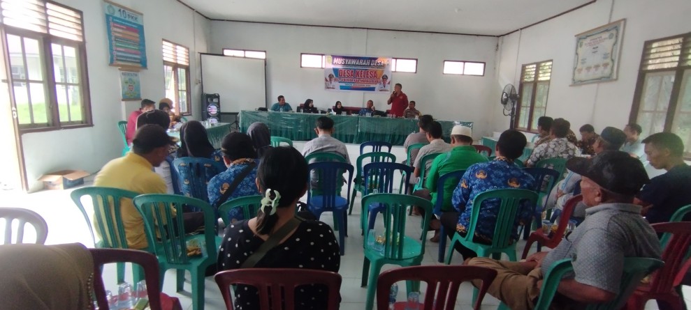 Desa Kelesa Gelar Musdes RKPDes Tahun Anggaran 2026
