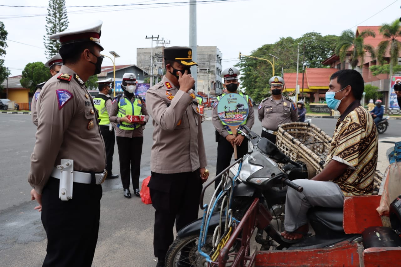 Kapolres Inhu: Satlantas Dilapangan Harus Mengedepankan Preemtif dan Preventif