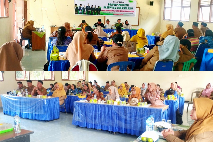 Dewan Pendidikan Inhu Gelar Silaturahmi Bersama Korwil Pendidikan Batang Gansal