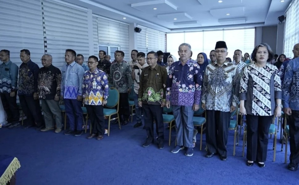 Wabup Hendrizal Pimpin Sertijab Pejabat Tinggi Pratama di Lingkungan Pemkab Inhu