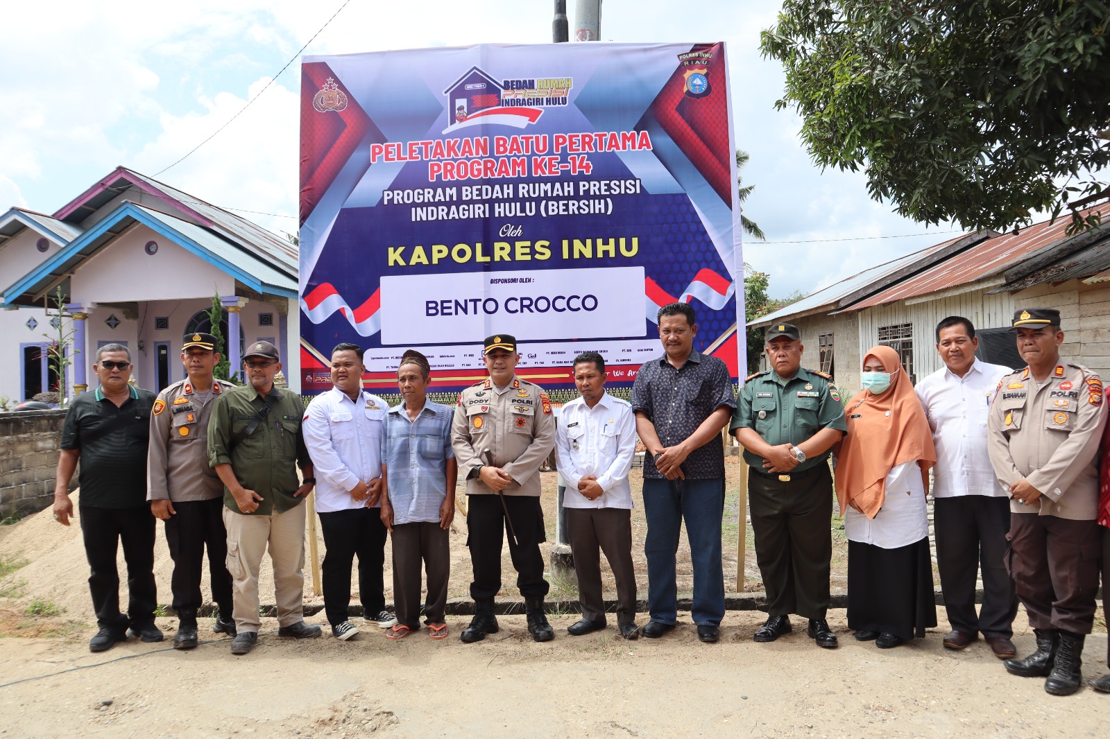 Program Bersih ke-14 di Kecamatan Sei Lala, Ini Pesan Kapolres Inhu