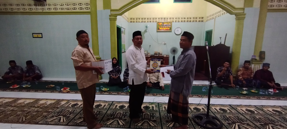 Camat Seberida Hadiri Safari Ramadhan di Masjid Al Huda Dusun Berapit