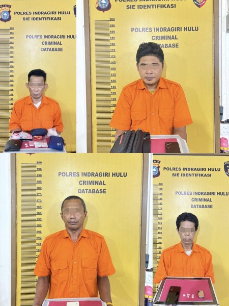 Libatkan Oknum PNS dan Tenaga P3K, Satres Narkoba Polres Inhu Bongkar Jaringan Sabu di Tiga Lokasi