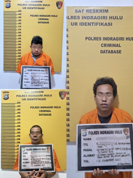 Bejat! Ayah Tiri dan Dua Kerabat Tega Setubuhi Anak di Rengat Barat