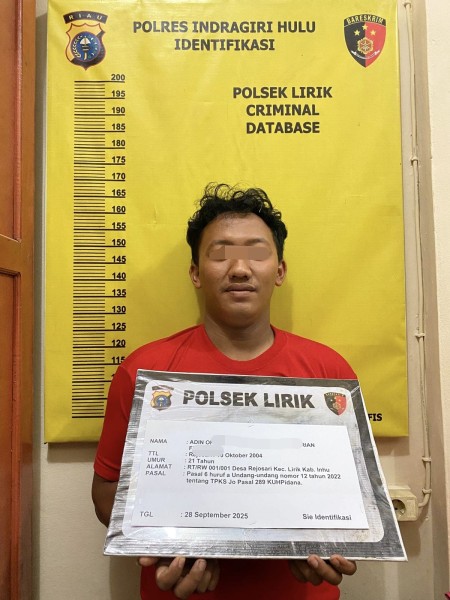 Begal Payudara Diringkus Polsek Lirik, Pelakunya Supir Perusahaan Swasta