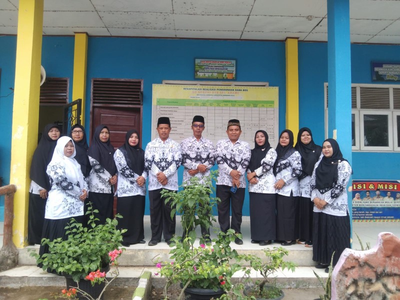 SDN 018 Sei Arang Meriahkan HGN dan HUT PGRI ke-80 dengan Upacara dan Pemotongan Tumpeng