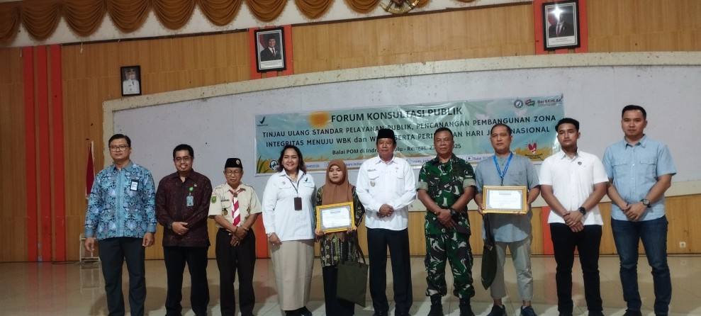 BPOM Inhu Gelar Forum Konsultasi Publik, Tinjau Standar Pelayanan dan Zona Integritas