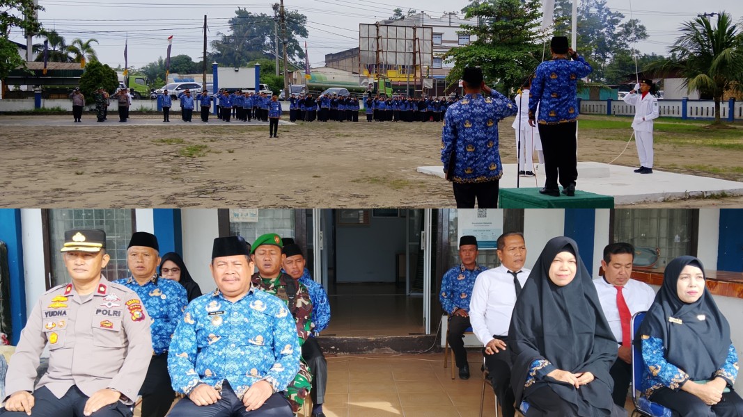 Korwil Pendidikan Seberida Jadi Irup dalam Upacara Hari Kesadaran Nasional