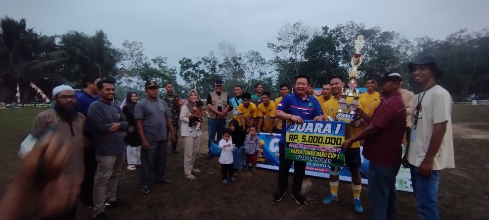 Turnamen Mini Soccer Karta Tunas Baru Sukses Digelar, Zea United Keluar Sebagai Juara