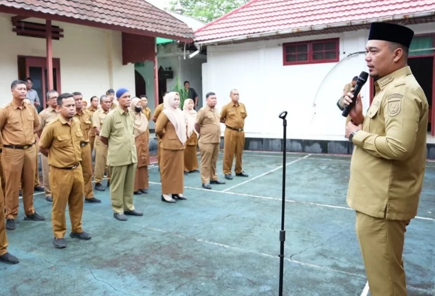 Pastikan Kedisiplinan ASN, Usai Libur Lebaran Bupati dan Wabup Inhu Sidak Keliling OPD