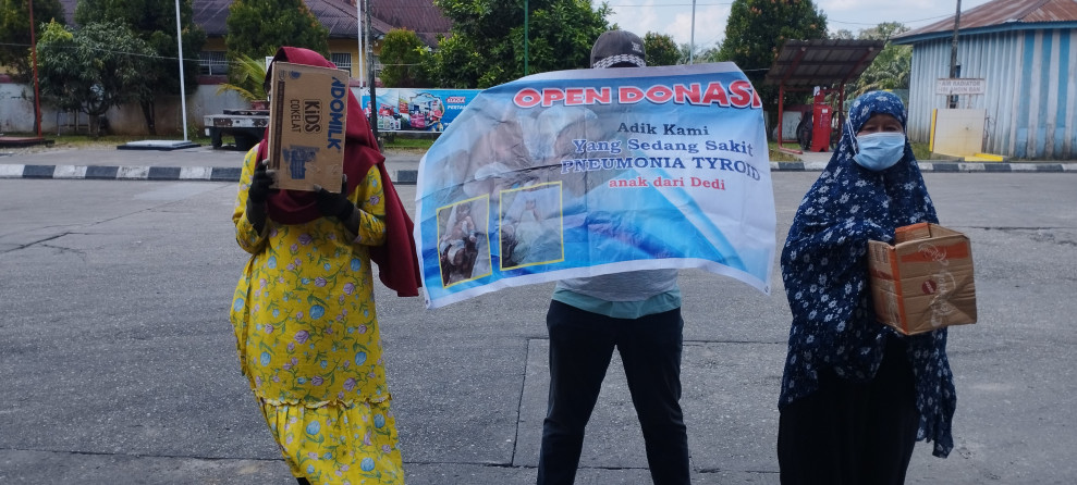 Open Donasi Untuk Bayi Umur 6 Bulan, Yang Mengidap Pneumonia Tyroid