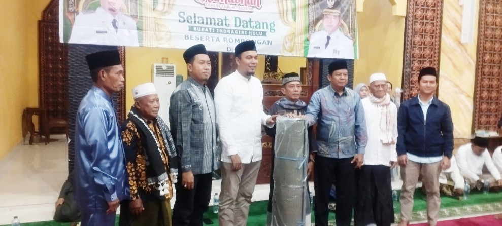 Desa Titian Resak Merupakan Rangkaian Kegiatan Safari Ramadhan yang Terakhir Bupati Inhu
