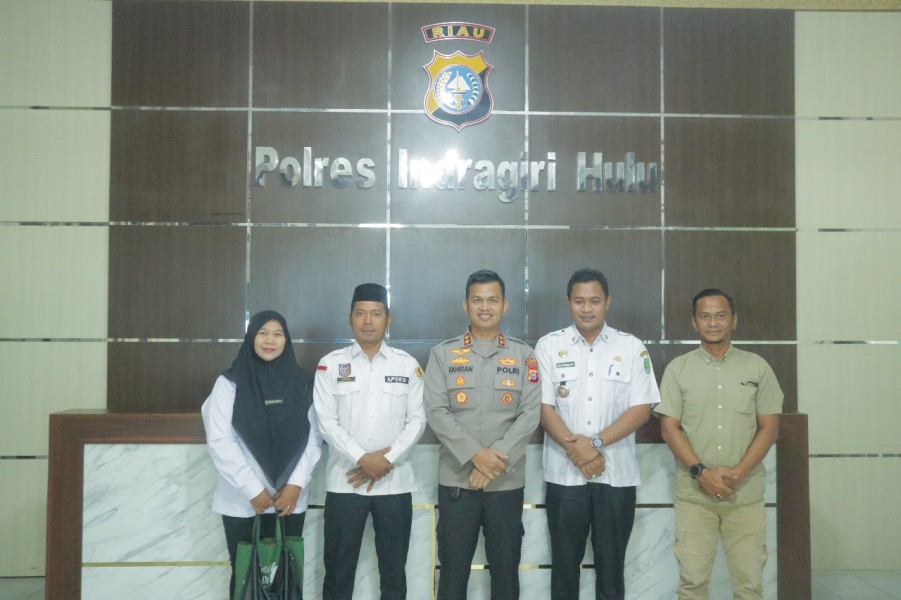 Apdesi Indragiri Hulu Anjangsana ke Polres Inhu, Bahas Sinergi Kemajuan dan Keamanan Desa