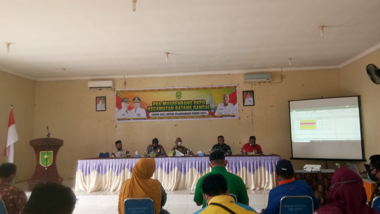 Kecamatan Batang Gansal Gelar Pra Musrenbang Tingkat Kecamatan